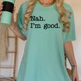 Antisocial Nah I'm Good Introvert Sarcastic Saying Women's Comfort Colors T-Shirt Violet Antisocial Nah I'm Good Introvert Sarcastic Saying Women's Comfort Colors T-Shirt Violet