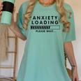 Anxiety Loading Please Wait Anti-Social Introvert Women's Comfort Colors T-Shirt Violet