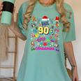 Back To 90's Christmas Nostalgia Quotes Graphic Premium Tri-Blend Women's Comfort Colors T-Shirt Violet Back To 90's Christmas Nostalgia Quotes Graphic Premium Tri-Blend Women's Comfort Colors T-Shirt Violet