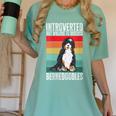 Bernedoodle Dog Introvert Bernedoodle Women's Comfort Colors T-Shirt Violet