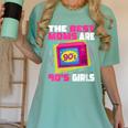 The Best Moms Are 90s Girls 90s Aesthetic Mom Nostalgia Women's Comfort Colors T-Shirt Violet The Best Moms Are 90s Girls 90s Aesthetic Mom Nostalgia Women's Comfort Colors T-Shirt Violet