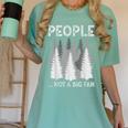 Bigfoot People Not a Big Fan Sasquatch Introvert Women's Comfort Colors T-Shirt Violet Bigfoot People Not a Big Fan Sasquatch Introvert Women's Comfort Colors T-Shirt Violet