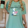 This Is My Book Character Costume I Pigeon Reading Tee Women's Comfort Colors T-Shirt Violet
