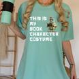 This Is My Book Character Costume Reading For Him & Her Cool Women's Comfort Colors T-Shirt Violet