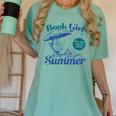Book Girl Summer Bookish Beach Women's Comfort Colors T-Shirt Violet