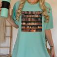 Book Book Shelves Library Women's Comfort Colors T-Shirt Violet Book Book Shelves Library Women's Comfort Colors T-Shirt Violet