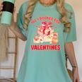 Booked For Valentine Books Lover Bookworm Librarian Teacher Women's Comfort Colors T-Shirt Violet