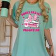 All Booked For Valentines Book Reading Coquette Bow Women's Comfort Colors T-Shirt Violet