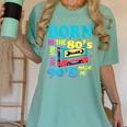 Born In The 80's But 90's Made Me Nostalgia Cassette Tape Women's Comfort Colors T-Shirt Violet Born In The 80's But 90's Made Me Nostalgia Cassette Tape Women's Comfort Colors T-Shirt Violet