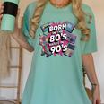 Born In The 80s Raised In The 90s Nostalgia Retro Lovers Women's Comfort Colors T-Shirt Violet