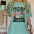 Call Me Old Seniors Nostalgia Retro Humor Casual Women's Comfort Colors T-Shirt Violet Call Me Old Seniors Nostalgia Retro Humor Casual Women's Comfort Colors T-Shirt Violet