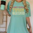 I Can't People Today I Peopled Yesterday Introvert Women's Comfort Colors T-Shirt Violet