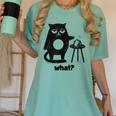 Cat What Humor Introvert Anti-Social Women's Comfort Colors T-Shirt Violet Cat What Humor Introvert Anti-Social Women's Comfort Colors T-Shirt Violet