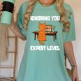 Cat Ignoring You Expert Level Orange Tabby Introvert Women's Comfort Colors T-Shirt Violet Cat Ignoring You Expert Level Orange Tabby Introvert Women's Comfort Colors T-Shirt Violet