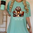 Cat Lover I'd Rather Be Home With My Cats Introvert Cozy Women's Comfort Colors T-Shirt Violet Cat Lover I'd Rather Be Home With My Cats Introvert Cozy Women's Comfort Colors T-Shirt Violet