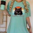 Cat Pun Introvert Anti Social Ew People Kitty Women's Comfort Colors T-Shirt Violet