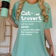 Cat-Trovert Definition Cat Introvert Pet Lover Women's Comfort Colors T-Shirt Violet Cat-Trovert Definition Cat Introvert Pet Lover Women's Comfort Colors T-Shirt Violet