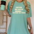 Caution May Buffer I'm From The 1900s Premium Women's Comfort Colors T-Shirt Violet Caution May Buffer I'm From The 1900s Premium Women's Comfort Colors T-Shirt Violet
