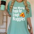 Chicken Nugget Saying Introvert Nuggie Foodie Food Women's Comfort Colors T-Shirt Violet Chicken Nugget Saying Introvert Nuggie Foodie Food Women's Comfort Colors T-Shirt Violet