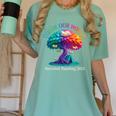 Color Our World Summer Reading 2025 Tree Book Lover Camping Women's Comfort Colors T-Shirt Violet Color Our World Summer Reading 2025 Tree Book Lover Camping Women's Comfort Colors T-Shirt Violet