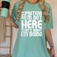 Cool Introvert Just Pretends I'm Not Heres Women's Comfort Colors T-Shirt Violet
