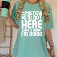 Cool Introvert Just Pretends I'm Not Heres Women's Comfort Colors T-Shirt Violet