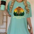 More Course Not People Disc Golf Introvert Golfer Antisocial Women's Comfort Colors T-Shirt Violet