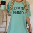 Crazy Stay Away From Me ENCHANTED UNIVERSITY Introvert Women's Comfort Colors T-Shirt Violet