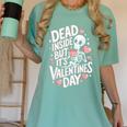Dead Inside But Its Valentines Day T Shirt For Introverts Women's Comfort Colors T-Shirt Violet