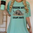 Digging My Escape Route Armadillo Introvert Humor Women's Comfort Colors T-Shirt Violet Digging My Escape Route Armadillo Introvert Humor Women's Comfort Colors T-Shirt Violet