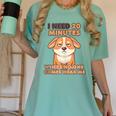 Dog Introvert I Need 20 Minutes Where No One Comes Women's Comfort Colors T-Shirt Violet