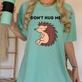Don't Hug Me Porcupine Or Hedgehog Introvert Women's Comfort Colors T-Shirt Violet