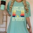 I Don't Like Morning People Introvert Introverted Antisocial Women's Comfort Colors T-Shirt Violet