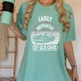 Easily Distracted By Old Cars Graphic Nostalgia Women's Comfort Colors T-Shirt Violet Easily Distracted By Old Cars Graphic Nostalgia Women's Comfort Colors T-Shirt Violet