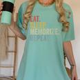 Eat Sleep Memorize Repeat Memory Women's Comfort Colors T-Shirt Violet