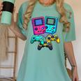Eighties Console Controller Gaming Player Gadget Nostalgia Women's Comfort Colors T-Shirt Violet