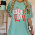 Elder Emo Retro Punk Typography Nostalgia Women's Comfort Colors T-Shirt Violet