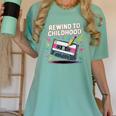 Elder Millennials Embracing 90s Rewind Nostalgia Vibes Women's Comfort Colors T-Shirt Violet