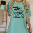 Emotionally Attached To Fictional Characters Banned Books Women's Comfort Colors T-Shirt Violet Emotionally Attached To Fictional Characters Banned Books Women's Comfort Colors T-Shirt Violet