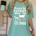 Endearing Wagon Humor Please Be Patient I'm From The 1900s Women's Comfort Colors T-Shirt Violet Endearing Wagon Humor Please Be Patient I'm From The 1900s Women's Comfort Colors T-Shirt Violet