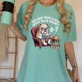 English Bulldog Dog Reading Book 67 Six Seven Meme Women's Comfort Colors T-Shirt Violet English Bulldog Dog Reading Book 67 Six Seven Meme Women's Comfort Colors T-Shirt Violet