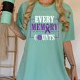 Every Memory Counts Alzheimer's Awareness Dementia Raglan Baseball Tee Women's Comfort Colors T-Shirt Violet Every Memory Counts Alzheimer's Awareness Dementia Raglan Baseball Tee Women's Comfort Colors T-Shirt Violet
