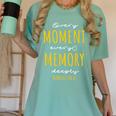 Every Moment Every Memory Deeply Thankful For 'Us' Women's Comfort Colors T-Shirt Violet Every Moment Every Memory Deeply Thankful For 'Us' Women's Comfort Colors T-Shirt Violet