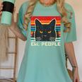 Ew People Cat Saying Introvert Women Men Kids Women's Comfort Colors T-Shirt Violet Ew People Cat Saying Introvert Women Men Kids Women's Comfort Colors T-Shirt Violet