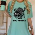 Ew People Introvert Cat Lover Crazy Cats Lady Women's Comfort Colors T-Shirt Violet