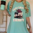 Fairy Smut Is My Therapy Romantasy Spicy Books Faerie Tales Women's Comfort Colors T-Shirt Violet