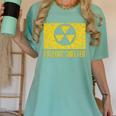 Fallout Shelter Nuclear War Radioactive Nostalgia T-Shirt Women's Comfort Colors T-Shirt Violet