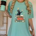 Fantasy Drama Tragedy Reading Lover Book Cat Humor Women's Comfort Colors T-Shirt Violet Fantasy Drama Tragedy Reading Lover Book Cat Humor Women's Comfort Colors T-Shirt Violet