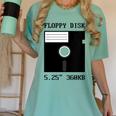 Floppy Disk Computer Nostalgia Fun PC Enthusiast History Women's Comfort Colors T-Shirt Violet