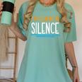Im Fluent In Silence Introvert Women's Comfort Colors T-Shirt Violet